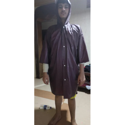 Kids Pvc Raincoat - Design: Plain