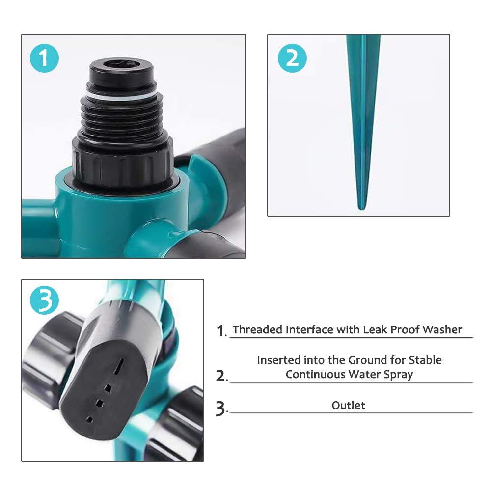360a  Rotating Irrigation Sprinkler - Features: Good Quality