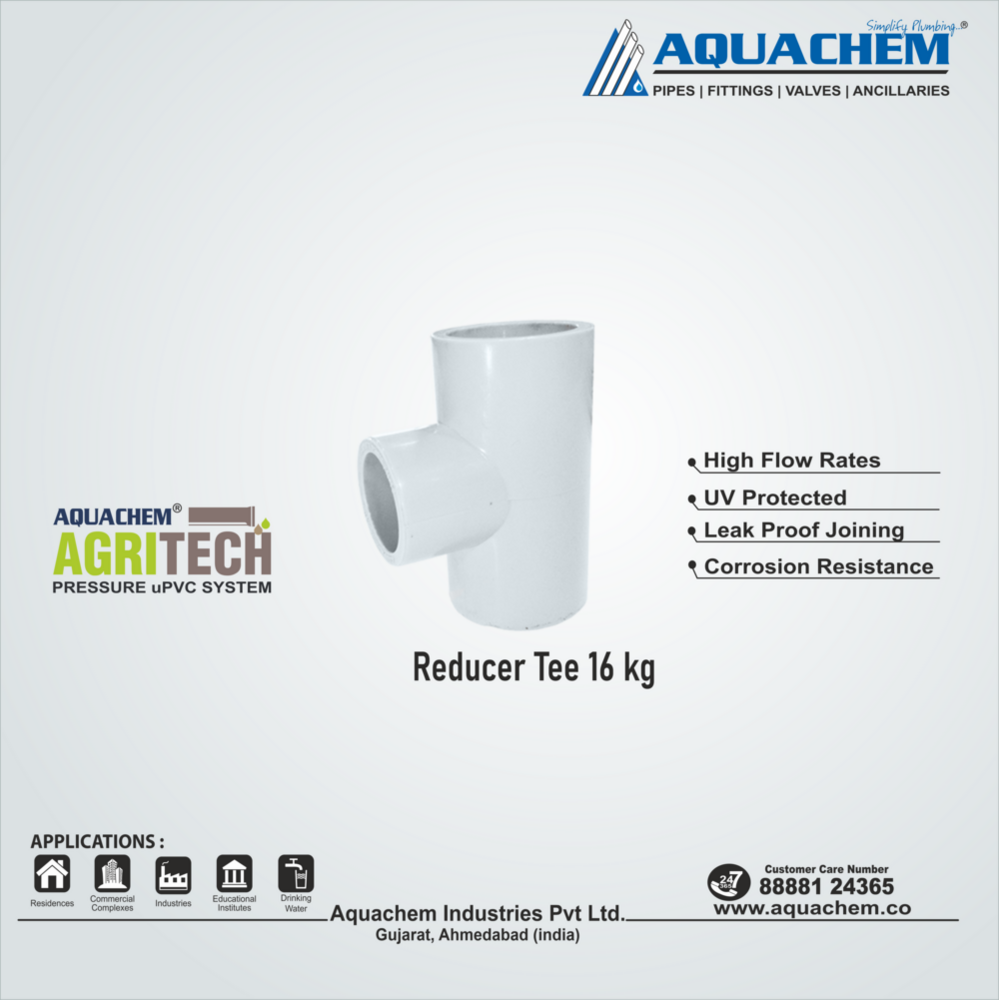 PVC reducer tee 16 kg