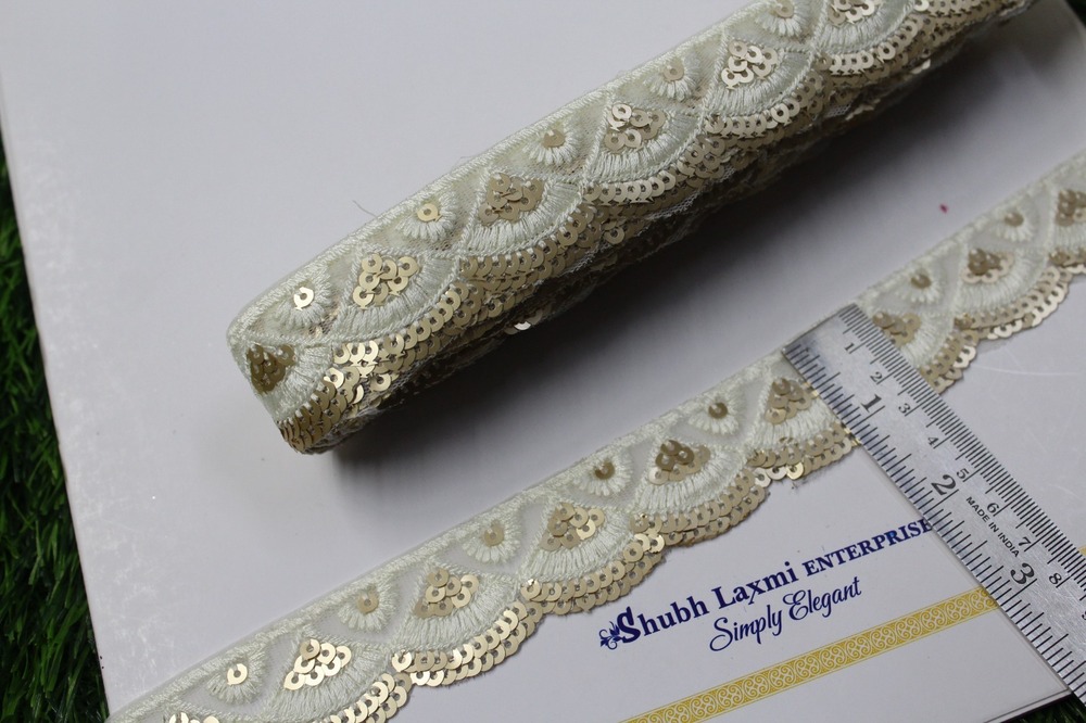 Embroidery Trim, Sequence Lace