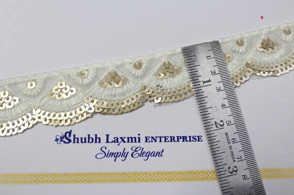 Embroidery Trim, Sequence Lace