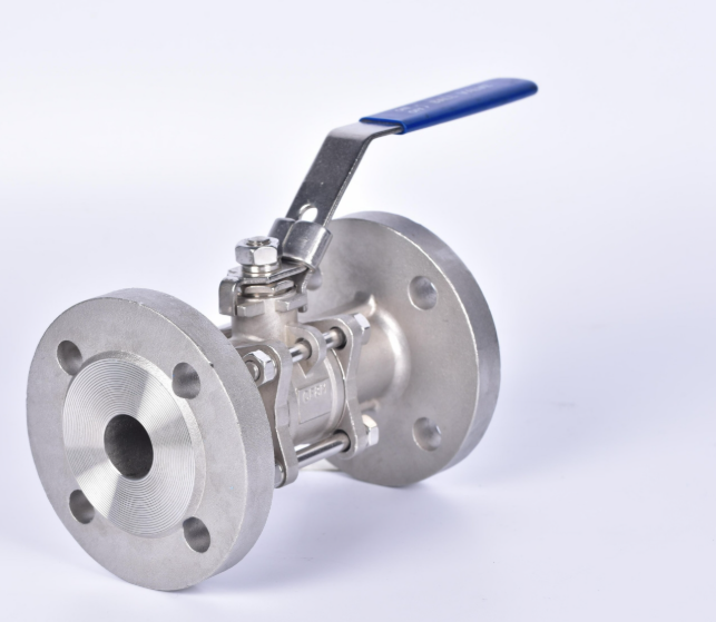 BALL VALVE, IC, SS 304, 3 PC, 100 mm, Flanged End