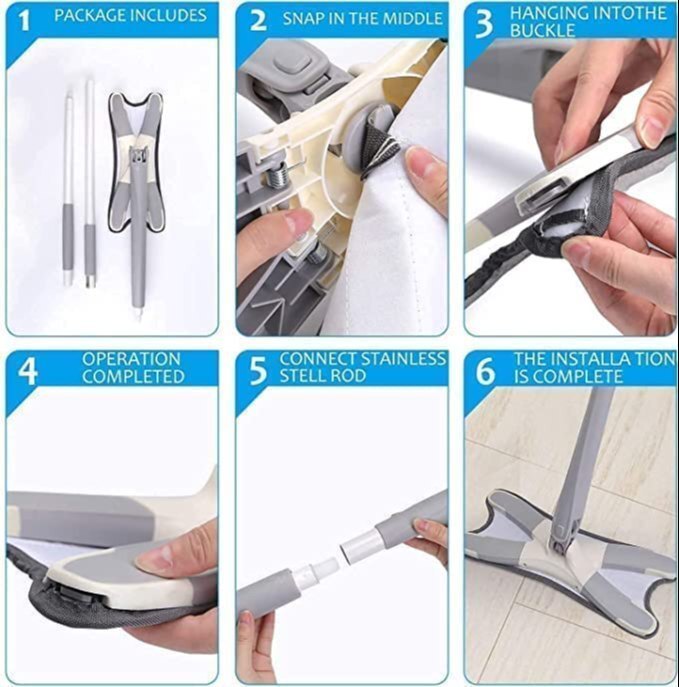 X Shape Mop