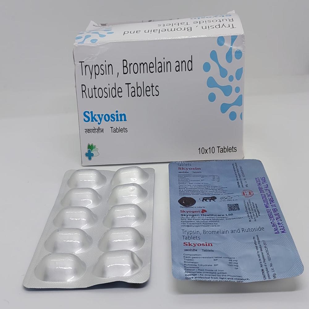 TRYPSIN, BROMELAIN AND RUTOSIDE TABLET 