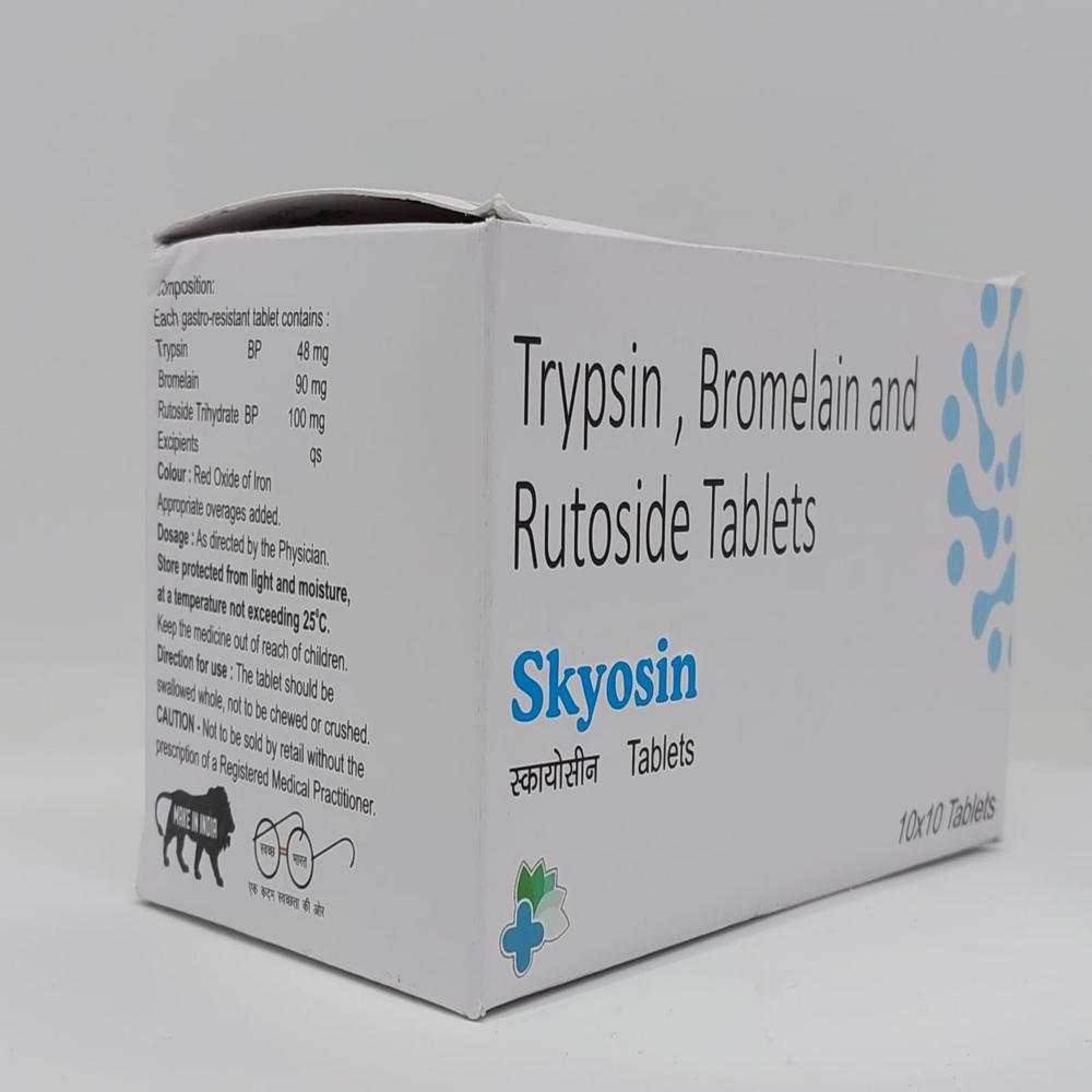 TRYPSIN, BROMELAIN AND RUTOSIDE TABLET 