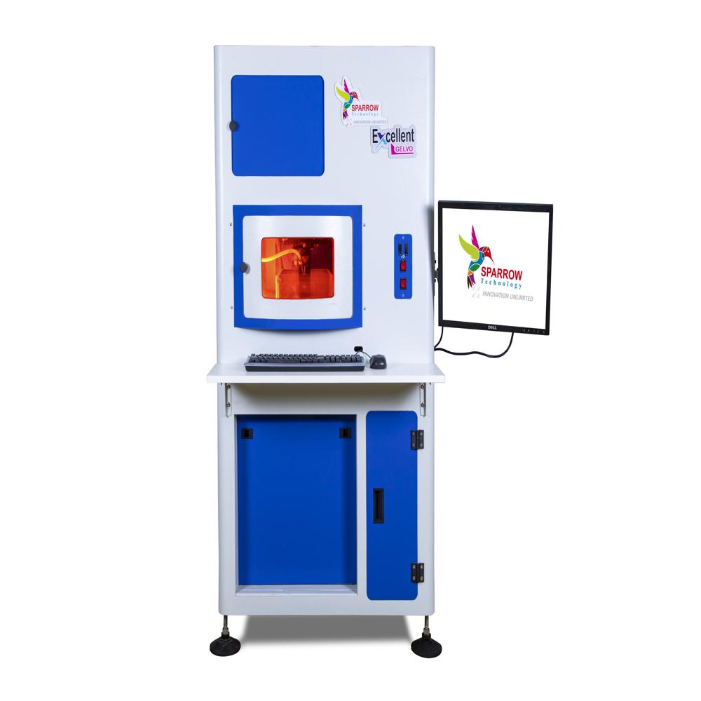 Fancy Shape Galvo Fiber Diamond Cutting Laser Machine