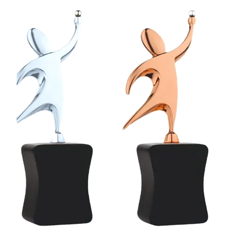 Star Metal Trophy - Color: Various Colors