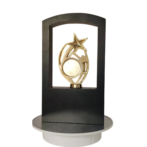 Unique 704 Wooden Metal Trophy - Finishing: Polished