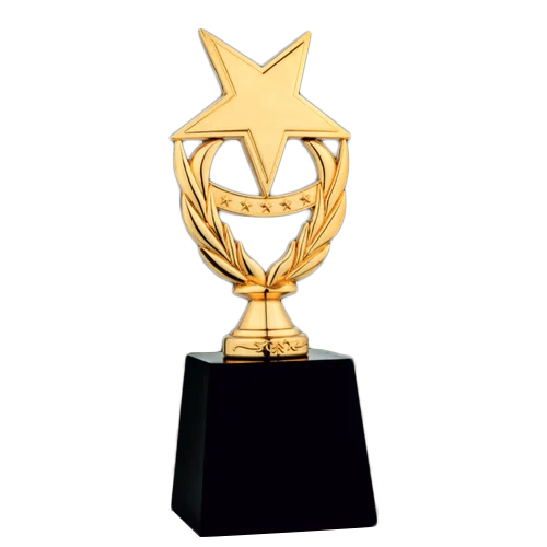 Ue-718 Metal Award Trophies - Base Material: Wooden