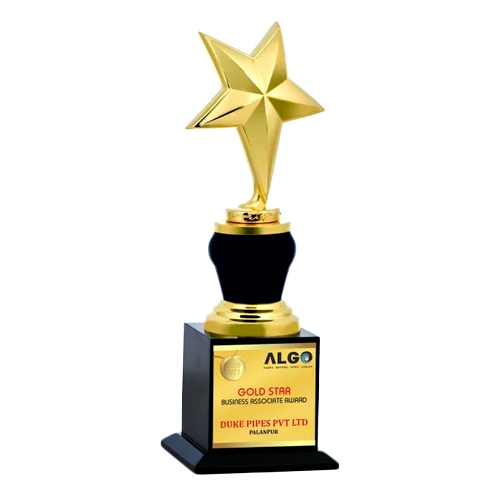 Ue-378 Metal Diamond Award Trophies - Base Material: Wooden