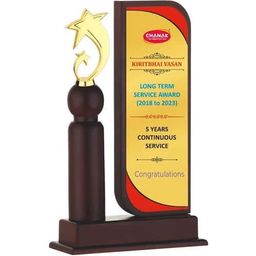 Unique 101 Wooden Trophy