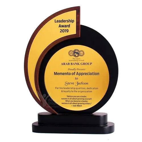Wood Plaque Award - Color: Various Colors