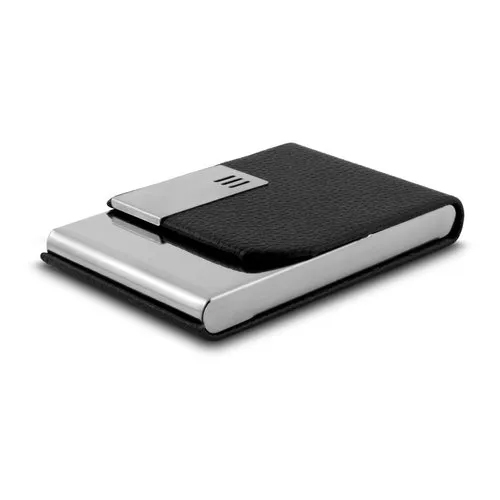 Black Leather Card Holders
