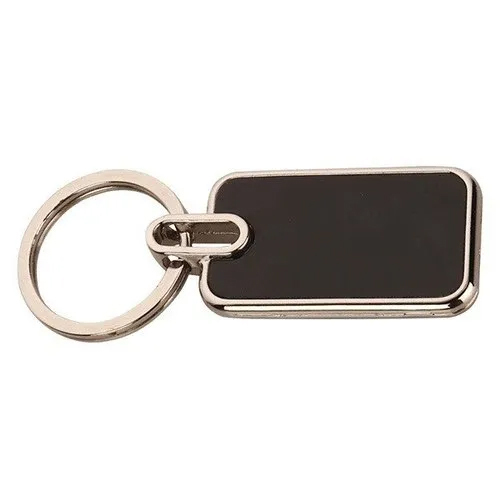 Rectangular Metal Keychain