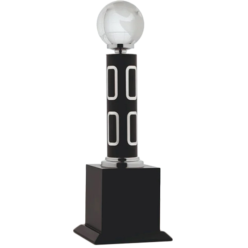 Crystal Globe Trophy - Base Material: Wooden