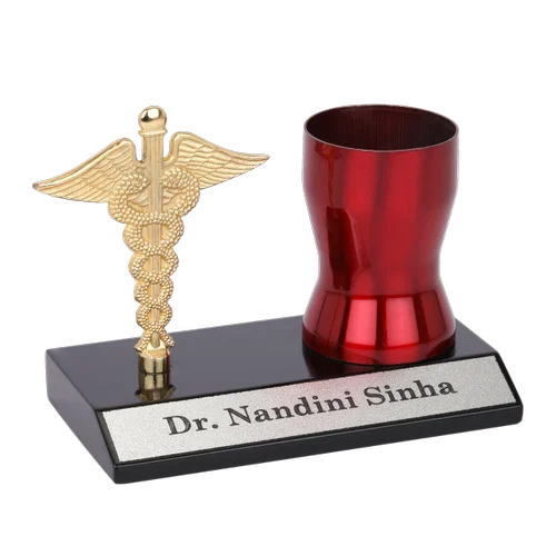 Doctor Pen Stand Gift - Color: Red