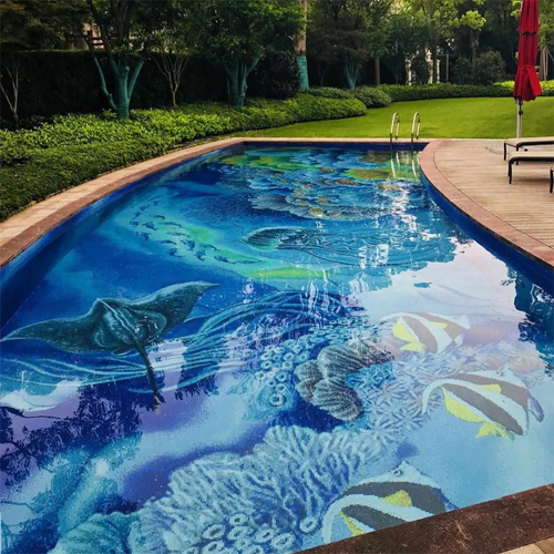 Swimming Pool Design Mosaic - Feature: Non-Slip