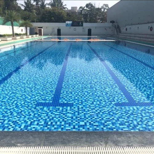 Crystal Swimming Pool Glass Mosaic Tiles at 85.00 INR at Best Price in ...