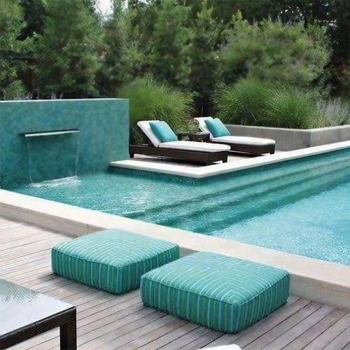 Sea Green Glass Mosaic Tiles - Feature: Non-Slip