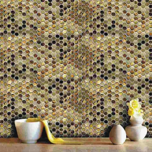 High Gloss Medley Mosaic Tiles - Feature: Non-Slip