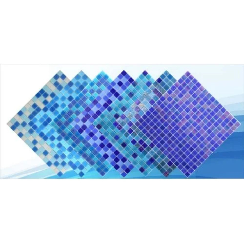 Random Blend - Glass Mosaic Tiles - Feature: Non-Slip