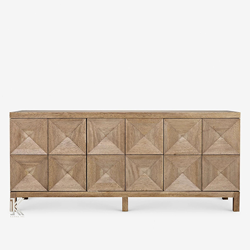 Pyramid Wooden Design Sideboard - Color: Different Available