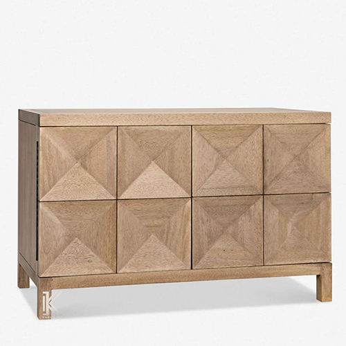 Pyramid Wooden Design Short Sideboard