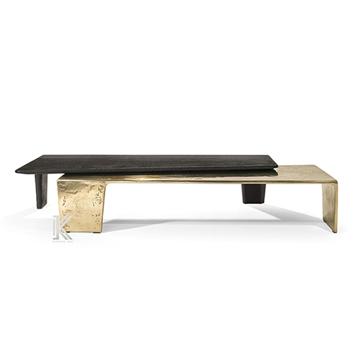 Black And Gold Modern Coffee Table