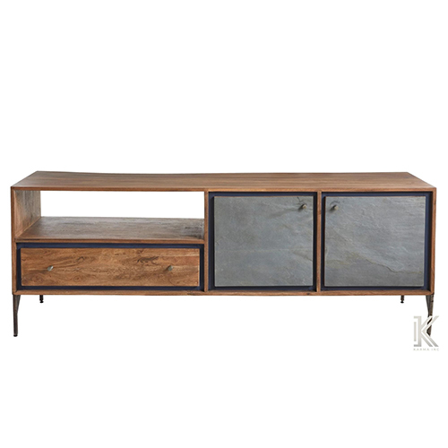 Cement Finish Panel Wooden TVC