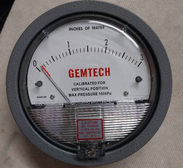GEMTECH_Differential Pressure Gauges - Rice Mill Machinery
