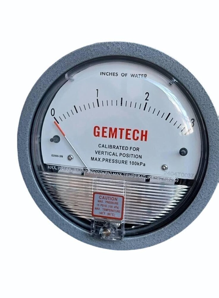 GEMTECH_Differential Pressure Gauges - Rice Mill Machinery
