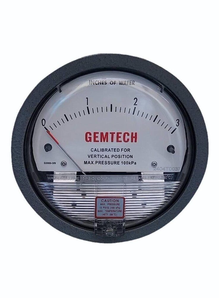 GEMTECH DIFFERENTIAL PRESSURE GAUGE FROM SIRGITTI INDUSTRIAL AREA CHATTISGARH- 495001