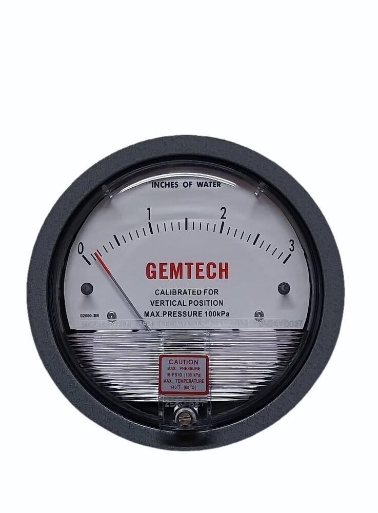 GEMTECH DIFFERENTIAL PRESSURE GAUGE FROM SIRGITTI INDUSTRIAL AREA CHATTISGARH- 495001
