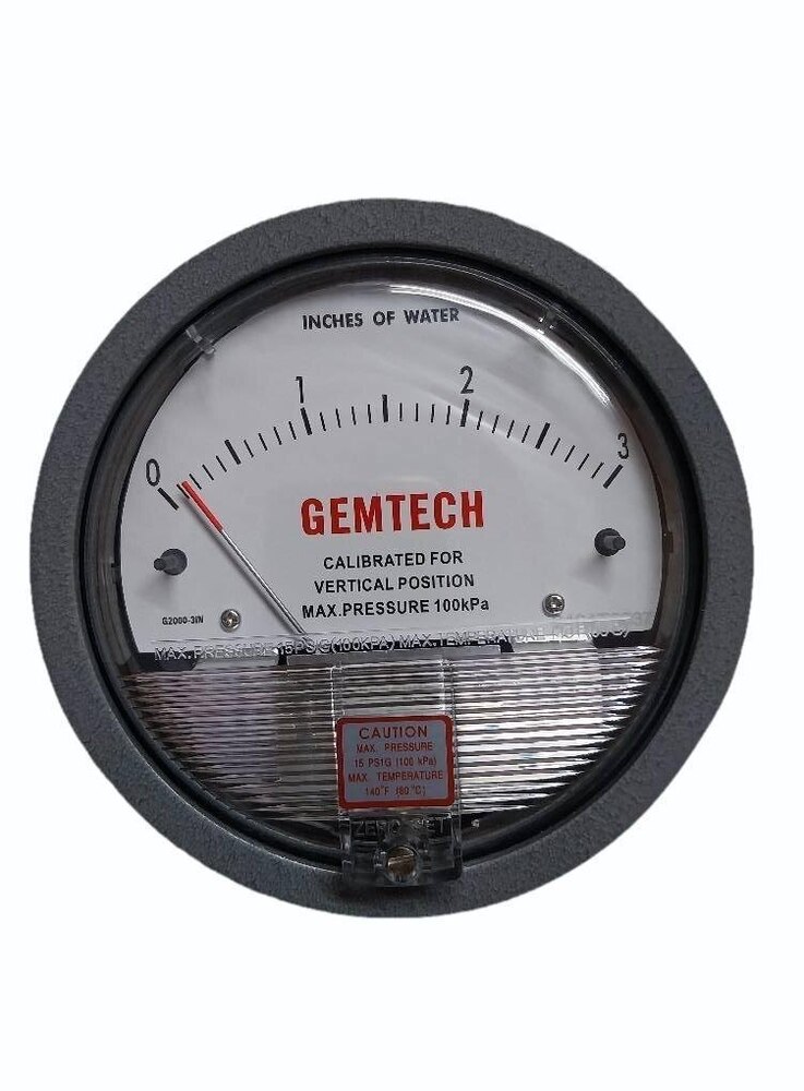 GEMTECH DIFFERENTIAL PRESSURE GAUGE FROM SIRGITTI INDUSTRIAL AREA CHATTISGARH- 495001