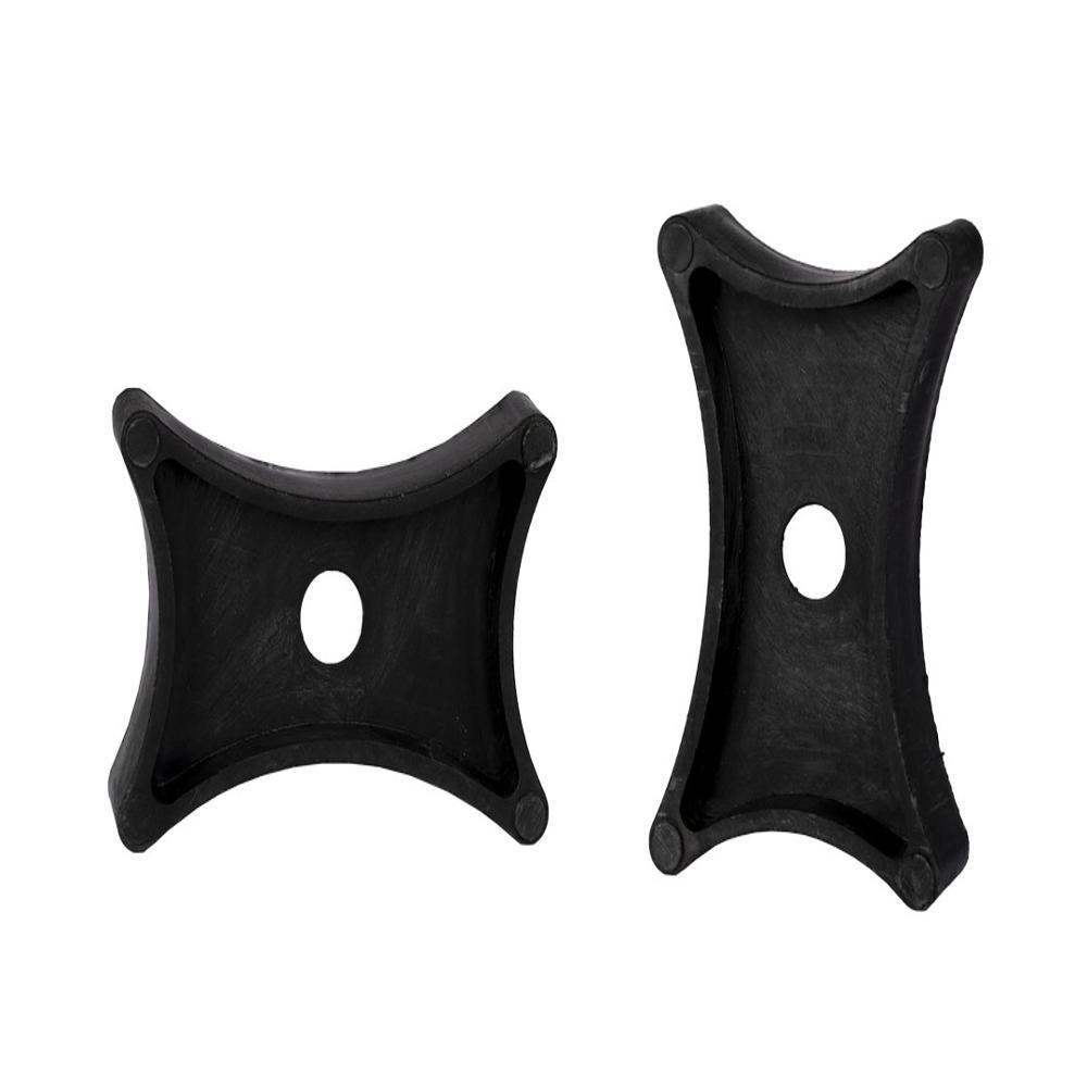 Square Pvc Cover Blocks - Color: Black