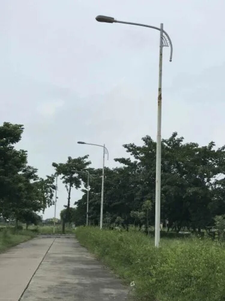Galvanized Iron Octagonal Street Light Pole
