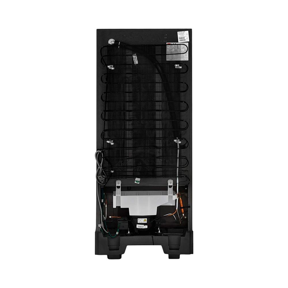 180 Ltr. Refrigerator - Small Flower - Color: Black