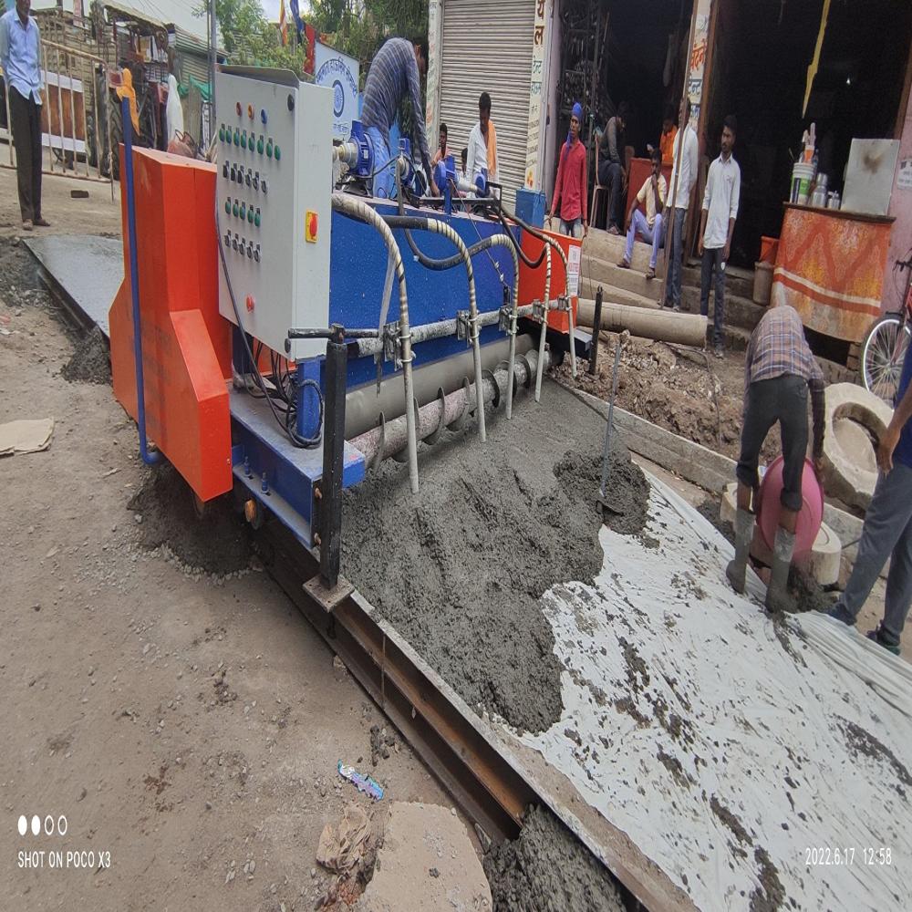 Road paver finisher