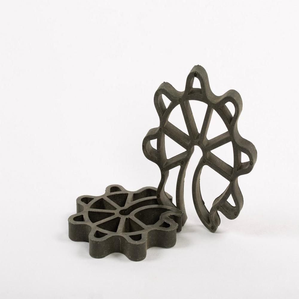 Circular Pvc Cover Block - Color: Black