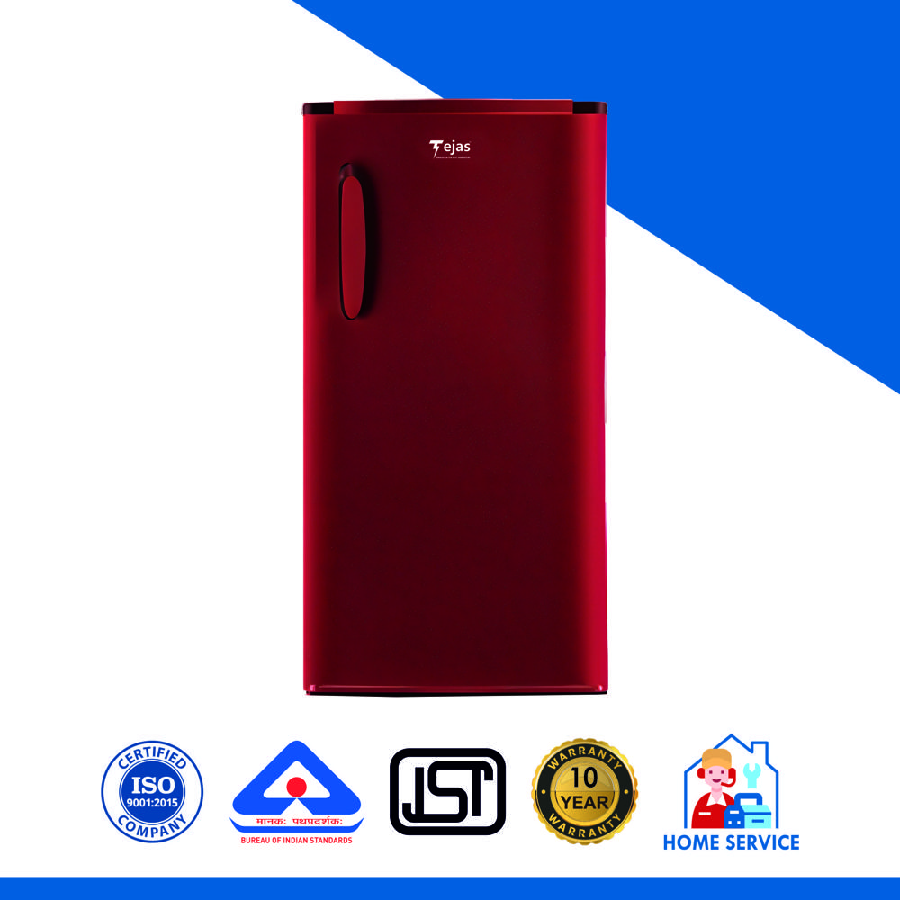195 Ltr. Refrigerator - PLAIN (Blue/Wine)