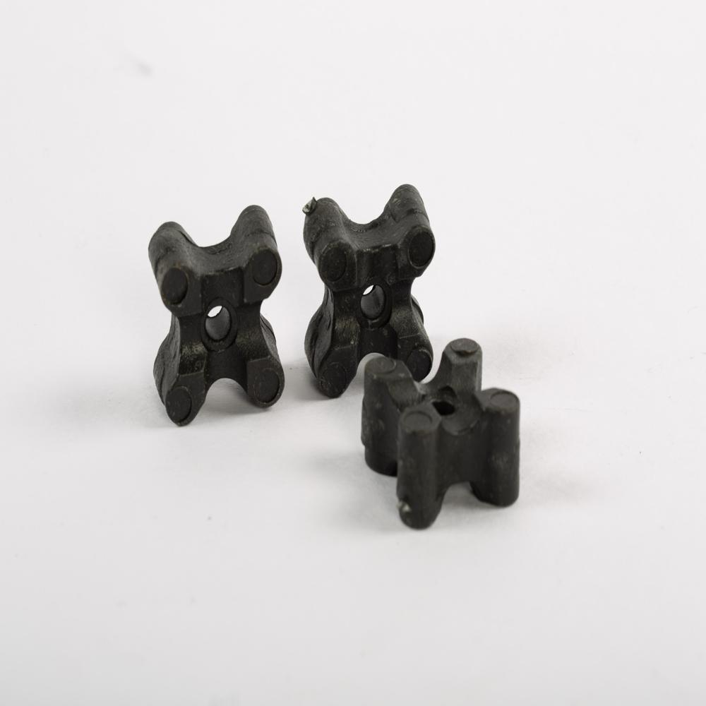 Pvc Cover Blocks For Beams - Color: Black