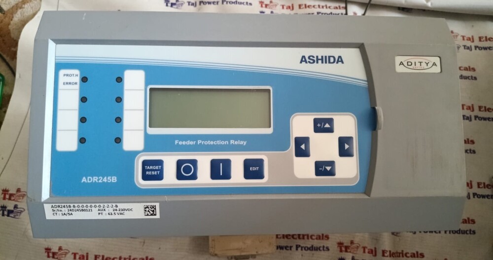 ASHIDA ADR245B-B-0-0-0-0-0-0-2-2-2-B PROTECTION RELAY