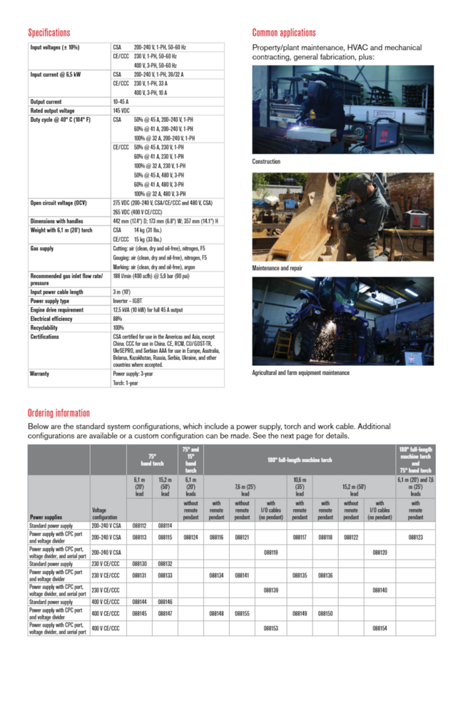 PMX 45XP Plasma source