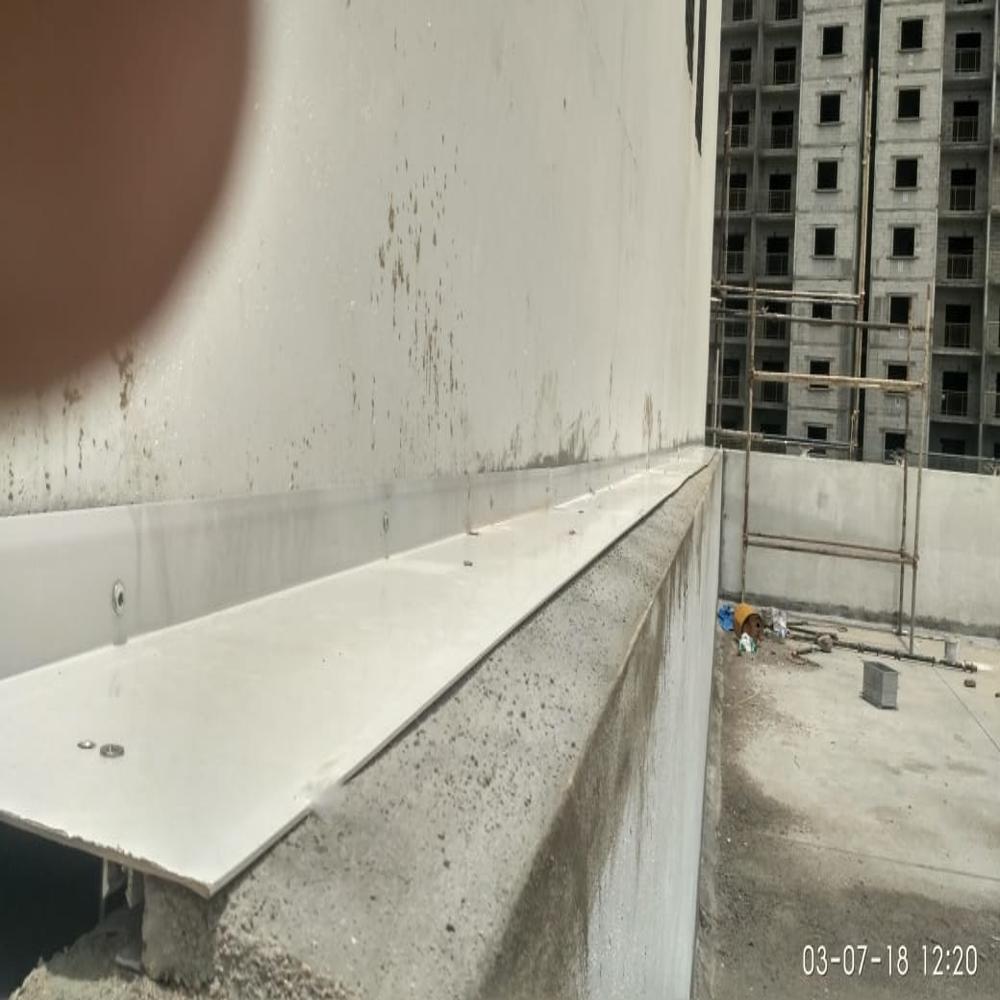 Aluminium Expansion joint - Floor to Wall