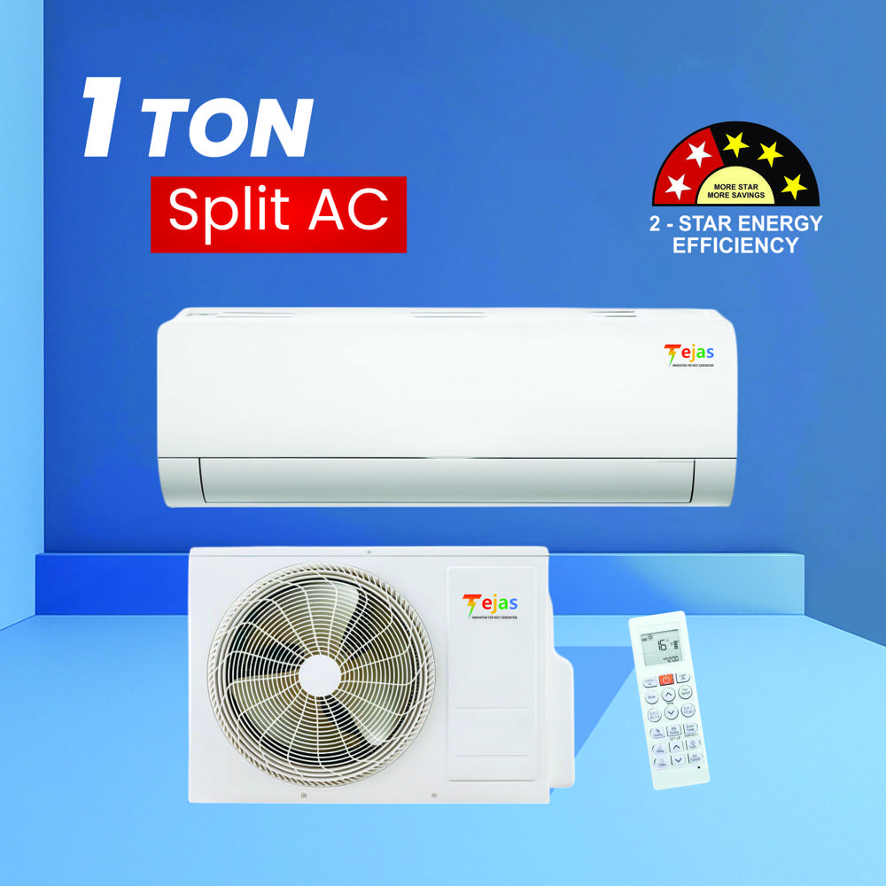 1.0 Ton 2 Star Fixed Speed - Color: White