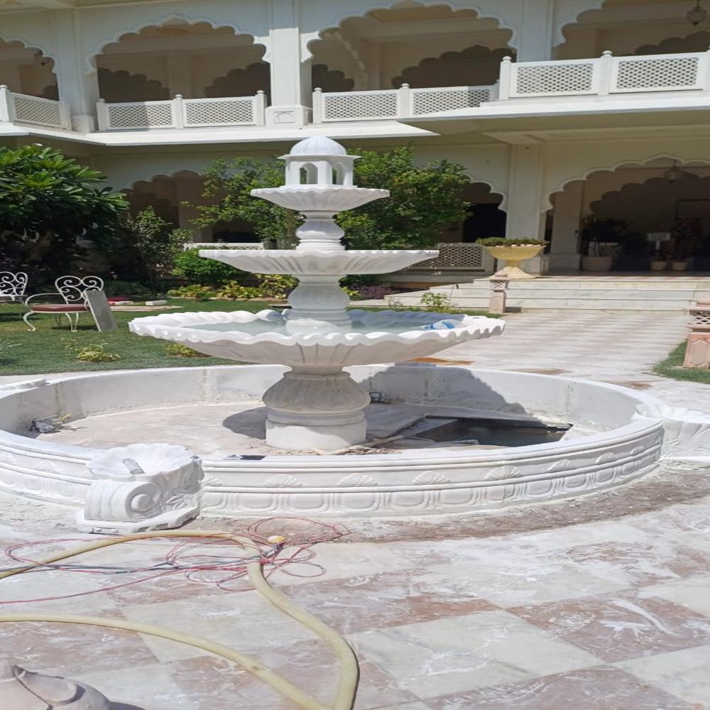 marble water fountain