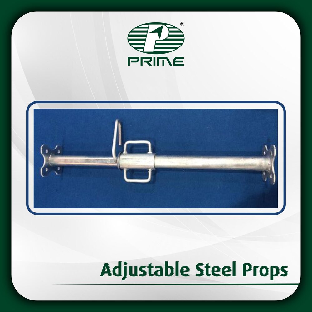 Acrow Props - Aluminum Material, 3 Mtr Width | Adjustable, High Load Capacity, Hot Dip Galvanized Finish, Safety Lock Mechanism