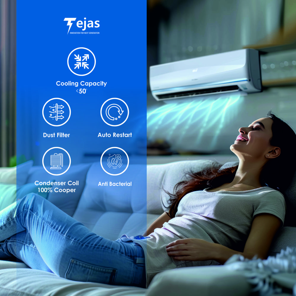 1.0 Ton 3 Star Inverter Hot & Cool - Color: White