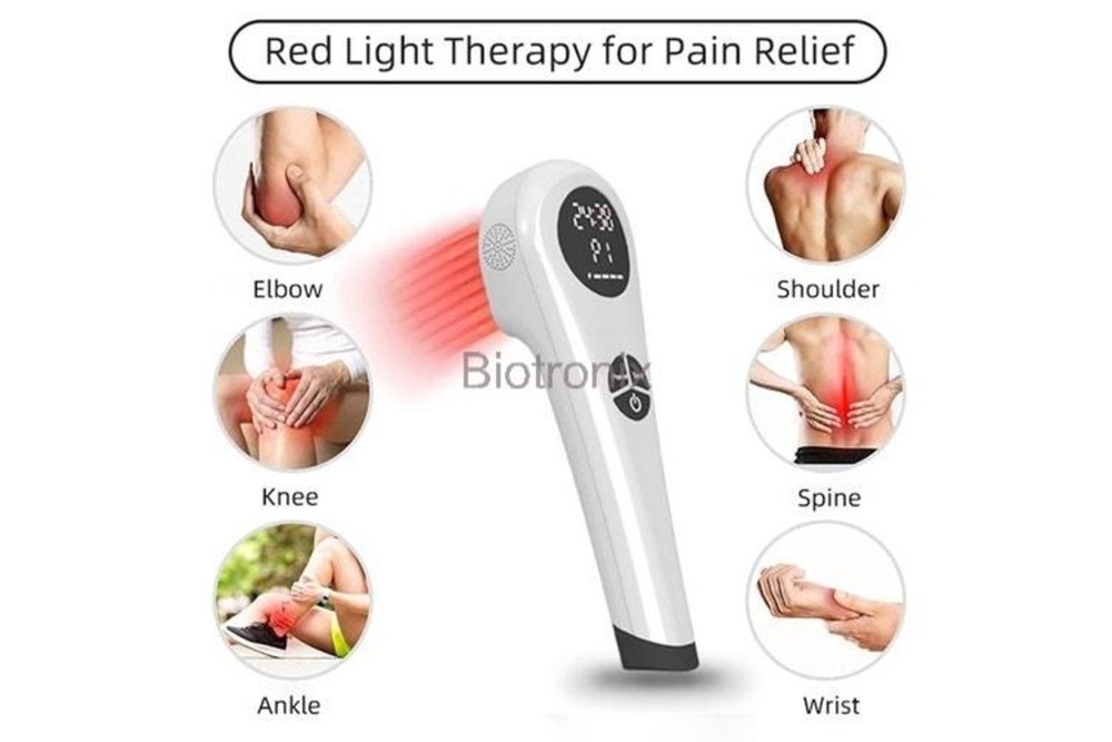 Portable Red Light Therapy for Shoulder Back Muscle Knee Joints Pain White