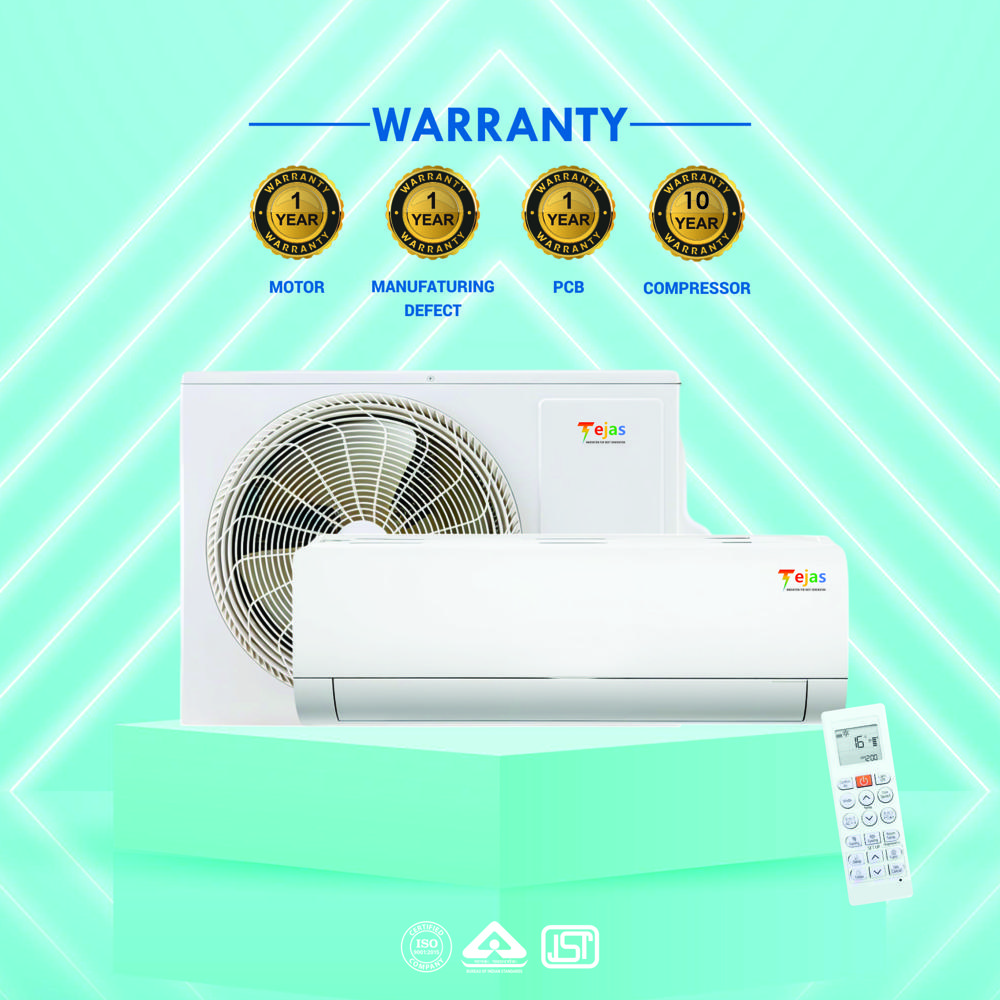 1.5 Ton 3 Star Inverter (1.5 Row) - Color: White